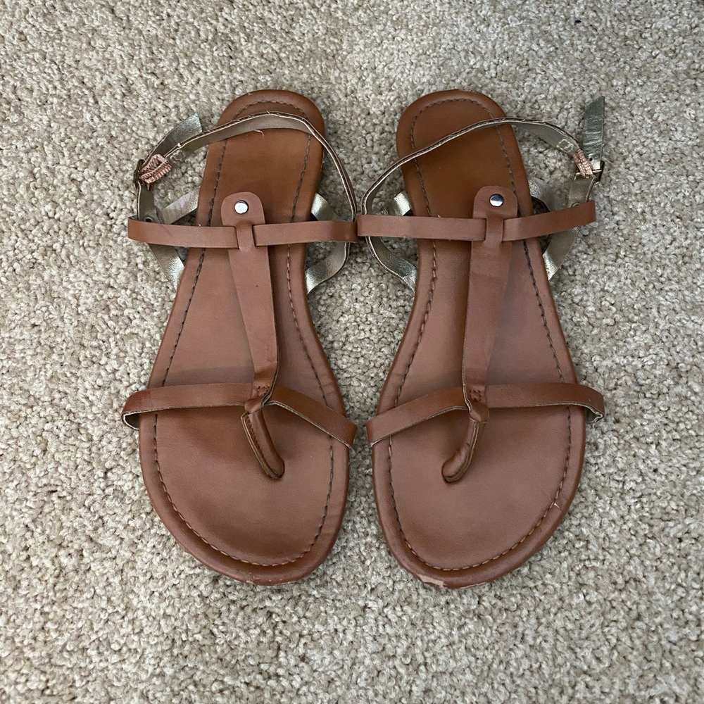 Brown sandals